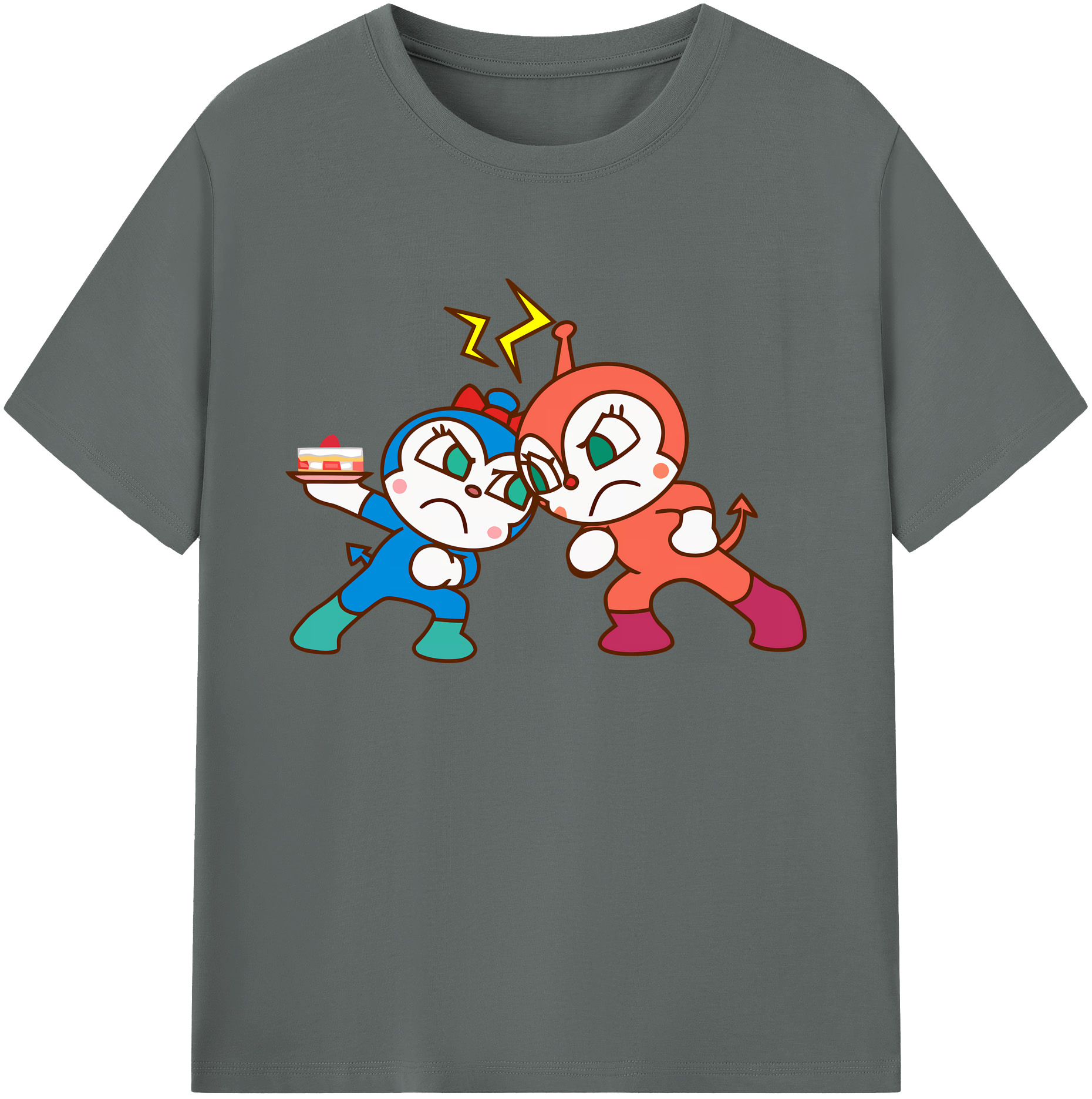 （画像用） アンパンマン Anpanman 綿100％ メンズ半袖Tシャツ｜肌触りやわらか＆通気性